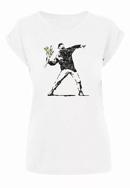 Merchcode T-Shirt Merchcode Damen Ladies Flower Bomb T-Shirt (1-tlg) günstig online kaufen