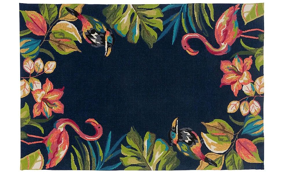 In-und Outdoor-Teppich  Rosetta ¦ grau ¦ Synthetische Fasern ¦ Maße (cm): B günstig online kaufen