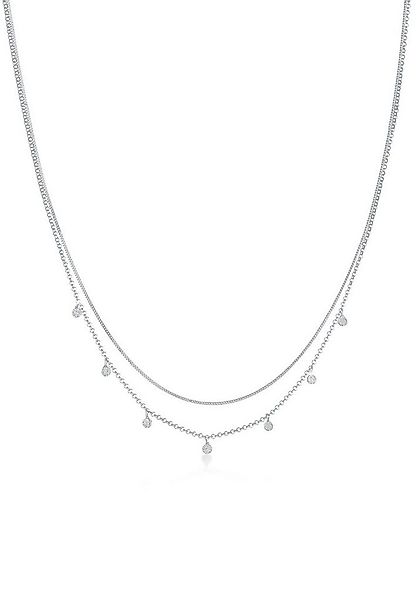 Elli Gliederkette Layer Basic Mini Disc Plättchen 925 Silber günstig online kaufen