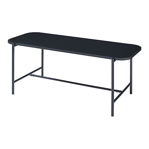 en.casa Couchtisch, »Samnanger« 110x50x45cm Stahl Schwarz günstig online kaufen