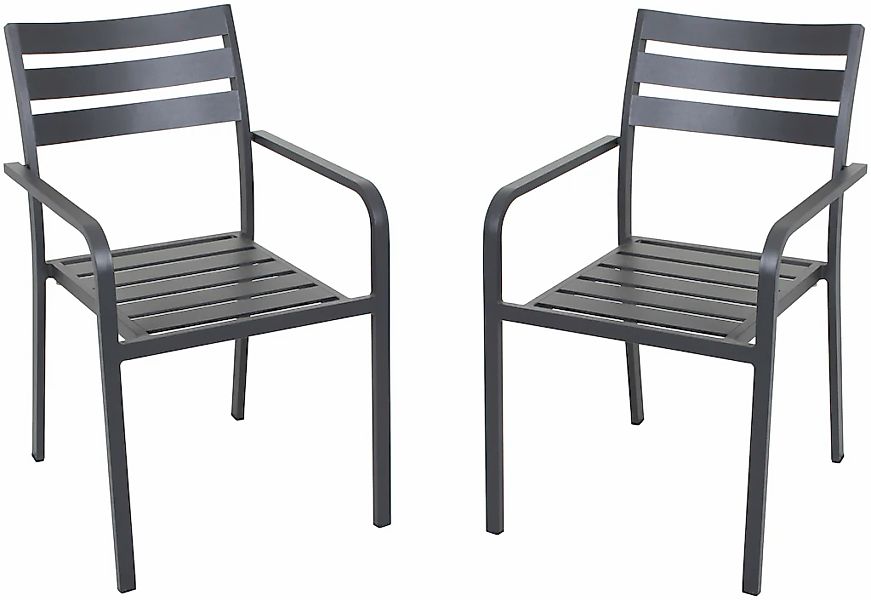 Garden Pleasure Stapelstuhl "TREVISO" (Set) 2 Stk.2er Set günstig online kaufen