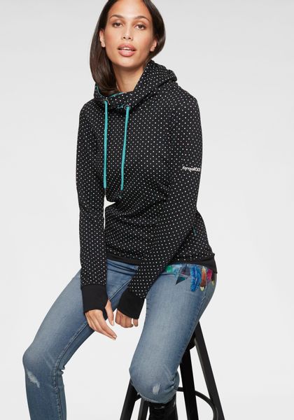 KangaROOS Kapuzensweatshirt Langarm mit Daumenlöchern, figurbetonter günstig online kaufen