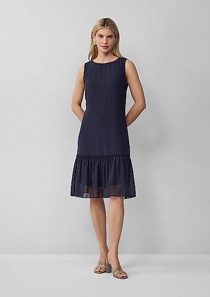 s.Oliver BLACK LABEL Maxikleid Ausgestelltes Chiffon-Kleid günstig online kaufen