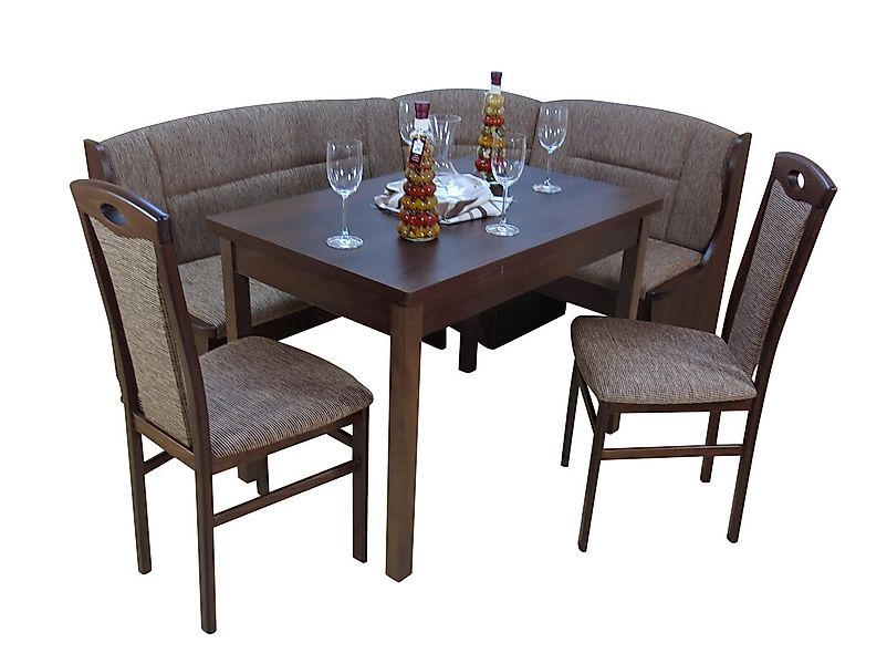 moebel-direkt-online Eckbankgruppe 4tlg. Eckbankgruppe, Stellfläche 125x165 günstig online kaufen