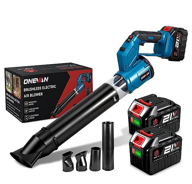 ONEVAN Akku-Laubbläser 21V Bürstenloser Laubbläser, 288 km/h Elektrischer G günstig online kaufen