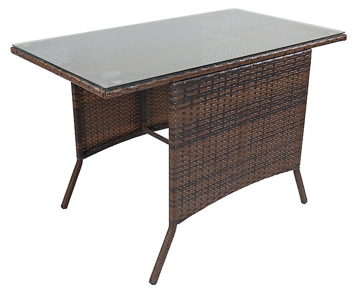 VCM Gartentisch Rattan Gartentisch Balkontisch Raloso günstig online kaufen