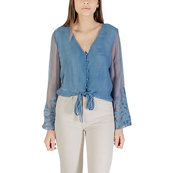 Guess  Blusen LS CAMILLA GARMENT DYED TOP W5YH0V WE550 günstig online kaufen