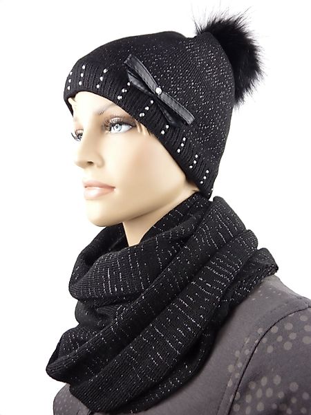 Taschen4life Bommelmütze Mütze & Schal Set günstig online kaufen