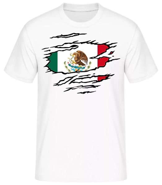 Ripped Flag Mexico · Männer Basic T-Shirt günstig online kaufen