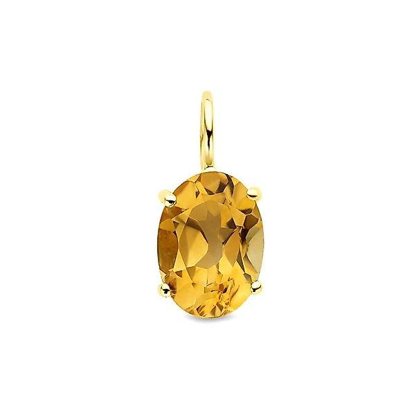 NICEANDnoble Kettenanhänger 585er Gelbgold Kettenanhänger Citrin günstig online kaufen