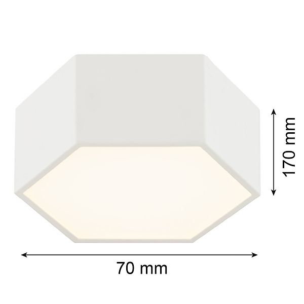 LED-Deckenleuchte Libre, cremeweiß, Stahl, 3.000 K günstig online kaufen