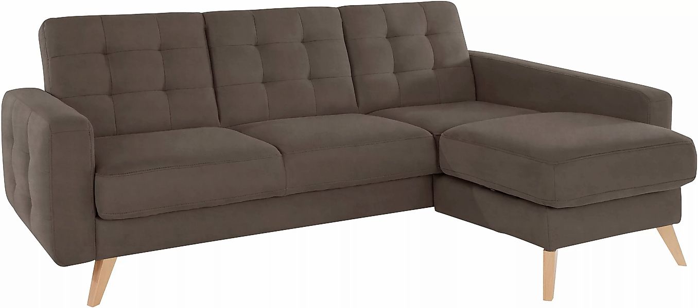 exxpo - sofa fashion Ecksofa "Nappa, kompakt und komfortabel, bequem, zeitl günstig online kaufen