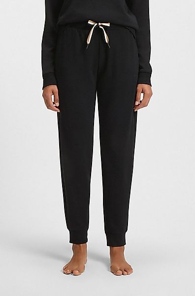 BOSS Relaxhose CP Stripe_Pants Cuff mit kontrastfarbener Kordel günstig online kaufen