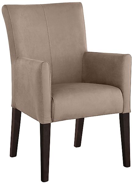 Home affaire Esszimmerstuhl "King" () Polsterstuhl, Armlehnstuhl, Gestell M günstig online kaufen