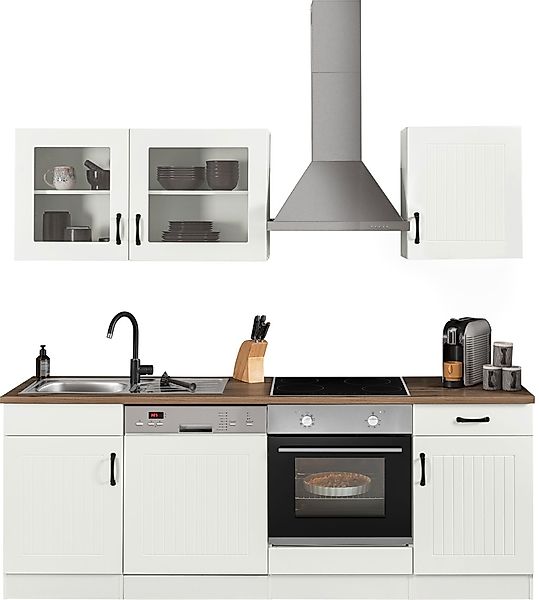 KOCHSTATION Küchenzeile »KS-Athen«, ohne E-Geräte, Breite 220 cm günstig online kaufen