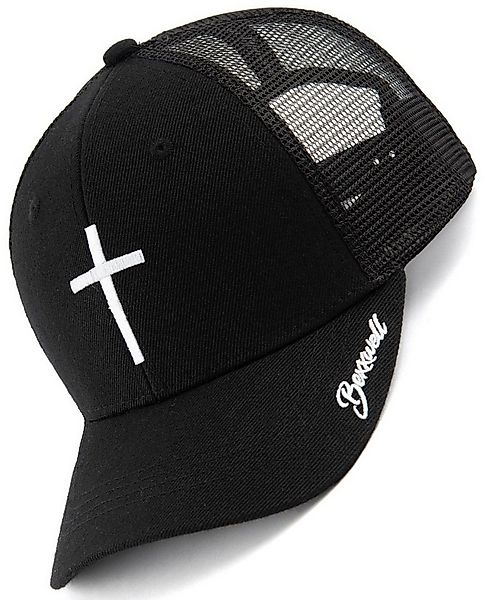 Bexxwell Trucker Cap mit Kreuz-Stickerei (optimale Passform, Unisex, Baseba günstig online kaufen