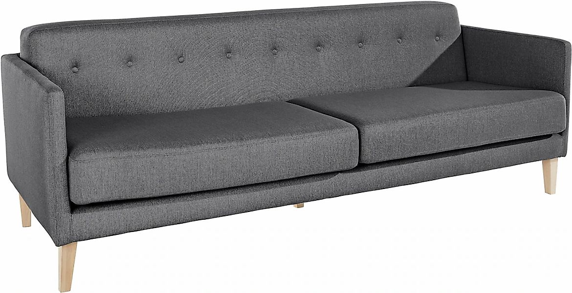 andas 3-Sitzer "Raadal", in skandinavischem Design, Knopfheftung, Design by günstig online kaufen