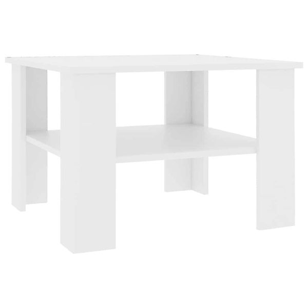 vidaXL Couchtisch Weiß 60x60x42 cm Holzwerkstoff 800207 günstig online kaufen