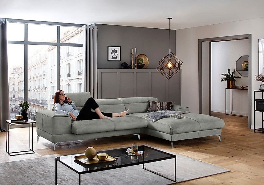 W.SCHILLIG Ecksofa »piedroo, Designsofa mit tollem Sitzkomfort, bequem und günstig online kaufen