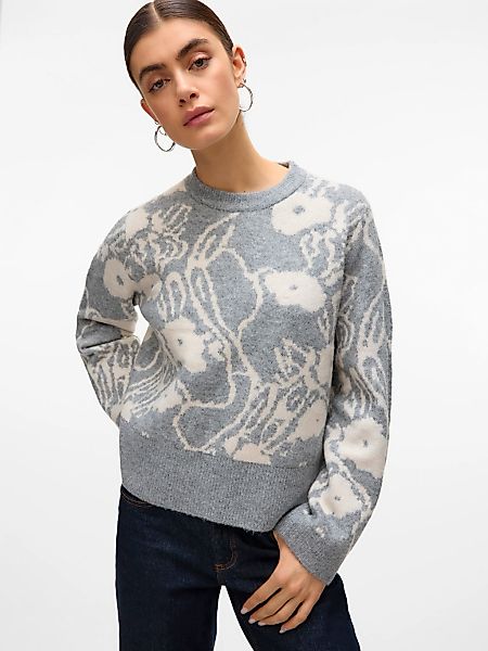 Vero Moda Strickpullover "VMKAILA LS O-NECK PULLOVER BOO" günstig online kaufen