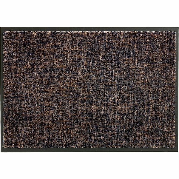 Miami Fußmatte 50x70 cm Gitter anthrazit-taupe günstig online kaufen