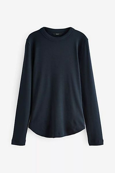 Next Langarmshirt Langärmeliges Sweatshirt mit Rundhalsausschnitt (1-tlg) günstig online kaufen