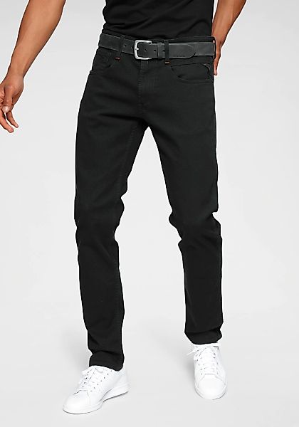 Replay Herren Jeans ANBASS - Slim Fit - Schwarz - Black Denim günstig online kaufen