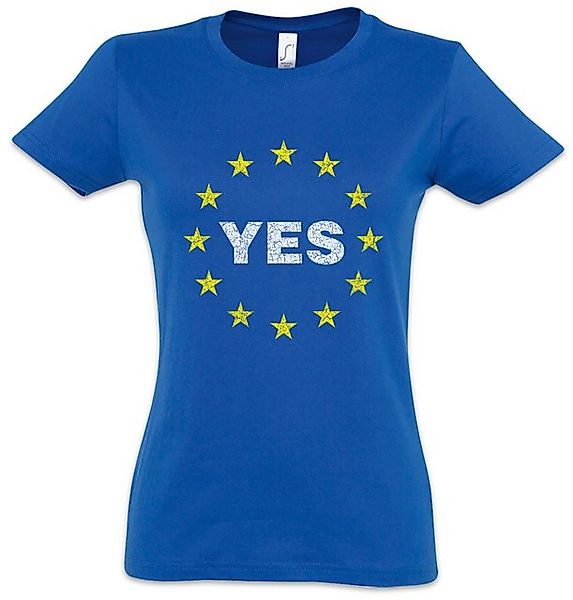 Urban Backwoods Print-Shirt European Yes Damen T-Shirt Europa Europe Brexit günstig online kaufen