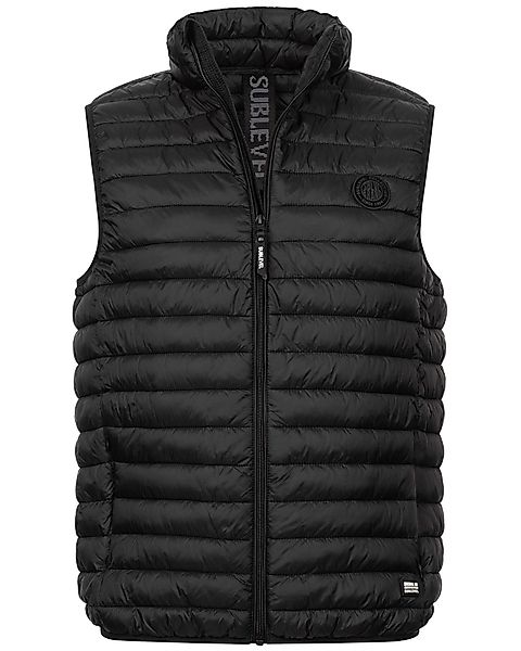 SUBLEVEL Steppweste Herren Steppweste Bodywärmer Weste Outdoor Stehkragen H günstig online kaufen