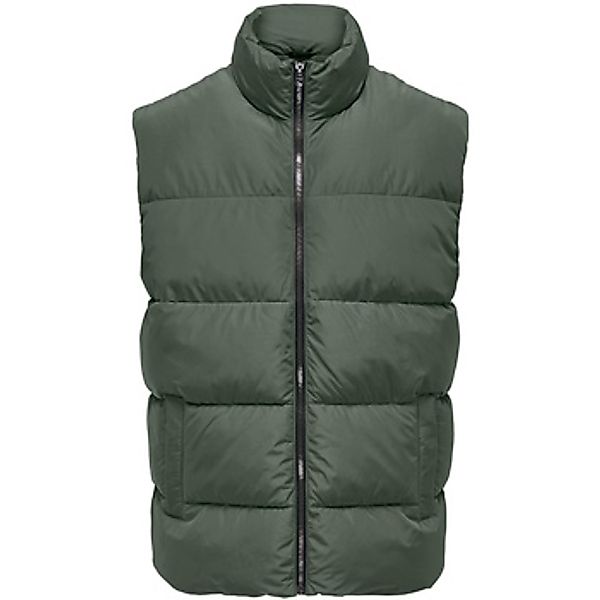 Only & Sons   Jacken Weste MELVIN Steppweste mit Stehkragen und Reißverschl günstig online kaufen