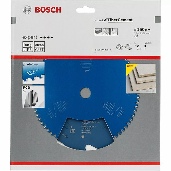 Bosch HW Kreissägeblatt Expert for Fibre Cement 160 mm x 20 mm x 2,2 mm günstig online kaufen