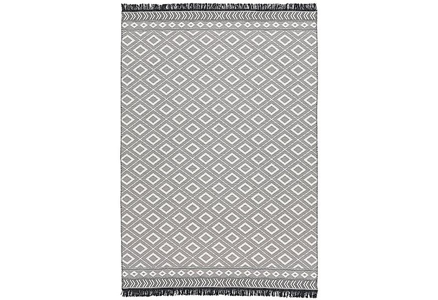 Pergamon Wollteppich Teppich Beidseitig Ethno Kelim Modern, Rechteckig, Höh günstig online kaufen