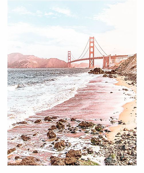 Komar Bild "VOYAGE Golden Gate" Natur 1 Stk. tlg. Wandbild zur Dekoration - günstig online kaufen