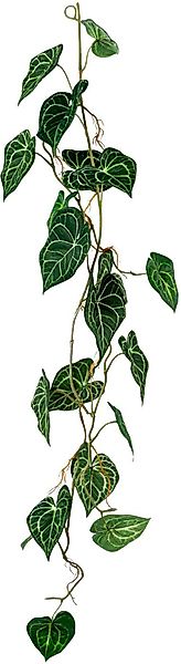 Kunstgirlande Anthurienblattgirlande Grünpflanze, Creativ green, Höhe günstig online kaufen