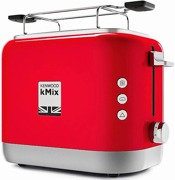 Kenwood Toaster "TCX751RD" 2 kurze Schlitze für 2 Scheiben 900 W günstig online kaufen