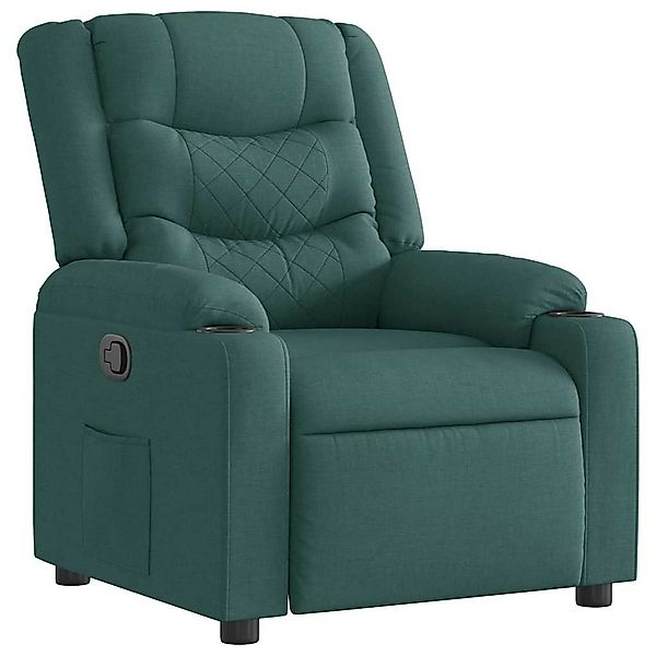 vidaXL Sessel Relaxsessel Dunkelgrün Stoff (1-St) günstig online kaufen