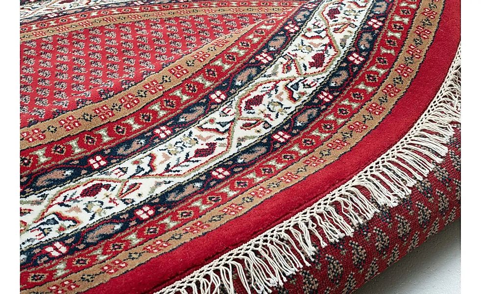 THEKO Orientteppich "Chandi Mir" rund 12 mm Höhe reine Wolle handgeknüpft, günstig online kaufen