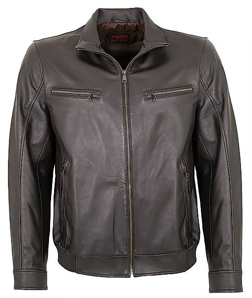 Maddox Lederjacke MAD46 MADDOX - Herren Lederjacke Blouson Lammnappa dunkel günstig online kaufen
