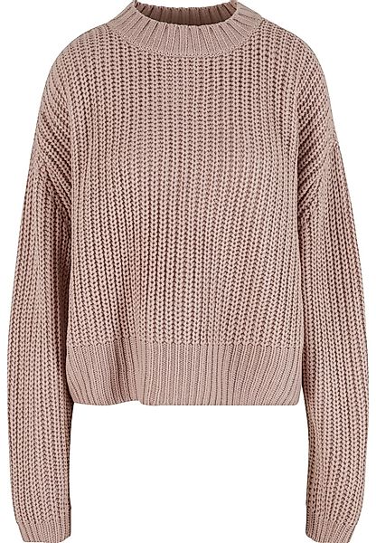 URBAN CLASSICS Rundhalspullover "Urban Classics Ladies Wide Basic Oversized günstig online kaufen