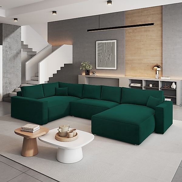 Masseno Ecksofa VELAMI mit Schlaffunktion U-Form, günstig online kaufen