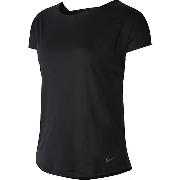 Nike Pro Dri-fit Elastika Essential Kurzarm T-shirt S Black / Black / Thund günstig online kaufen