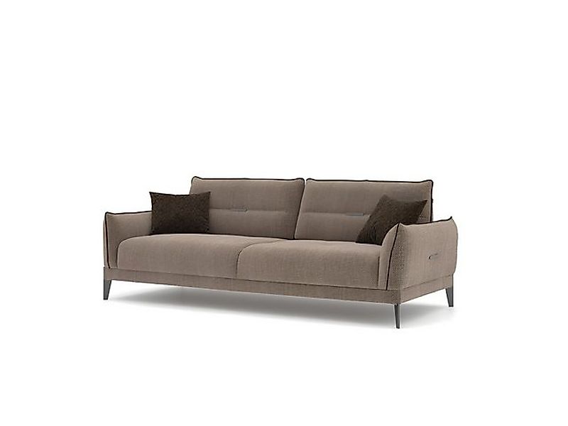 Xlmoebel Sofa Modernes Textil-Dreisitzer-Sofa für das Wohnzimmer im Design- günstig online kaufen