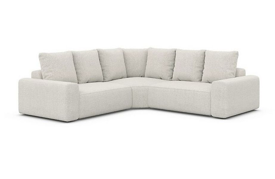 Sofa Dreams Ecksofa Ecksofa Gomera L Form Stoff, Strukturstoff, Samtstoff, günstig online kaufen