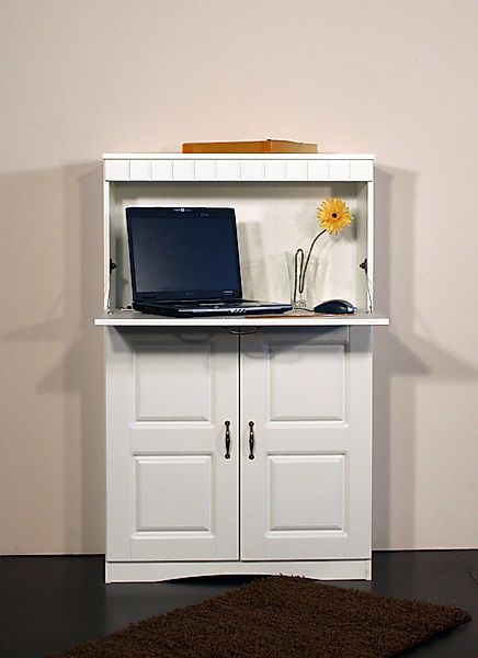 VOGL Möbelfabrik Sekretär »HANS, Schreibtisch,«, kompakter PC-Schrank im La günstig online kaufen