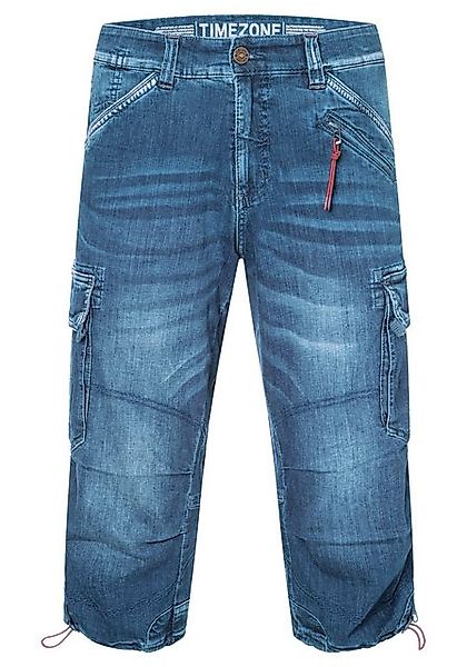 Timezone Herren 3/4 Cargo Jeans LOOSE MILESTZ SHORT Mid Waist Loose Fit - B günstig online kaufen