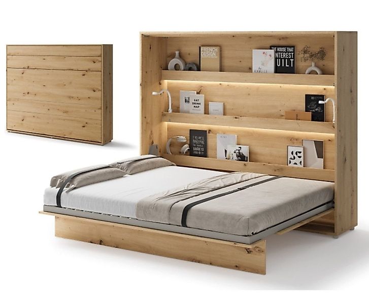 Compleo Schrankbett Horizontal Wandklappbett Lenart Bed Concept Schrankklap günstig online kaufen