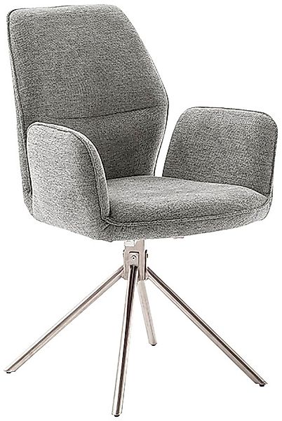 MCA furniture Esszimmerstuhl »GREYTON«, Chenille, (2er-Set), drehbar 180°, günstig online kaufen
