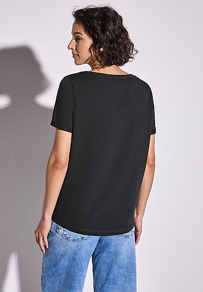 STREET ONE T-Shirt aus Baumwolle mit günstig online kaufen
