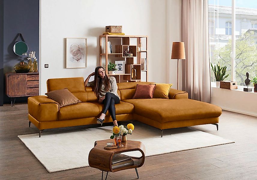 W.SCHILLIG Ecksofa "Piedroo, Designsofa mit tollem Sitzkomfort, elegant und günstig online kaufen