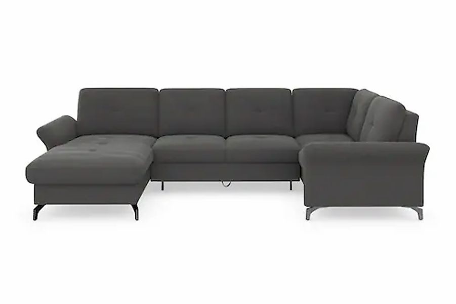 Home affaire Wohnlandschaft »Calando U-Form« wahlweise mit Bettfunktion, Be günstig online kaufen